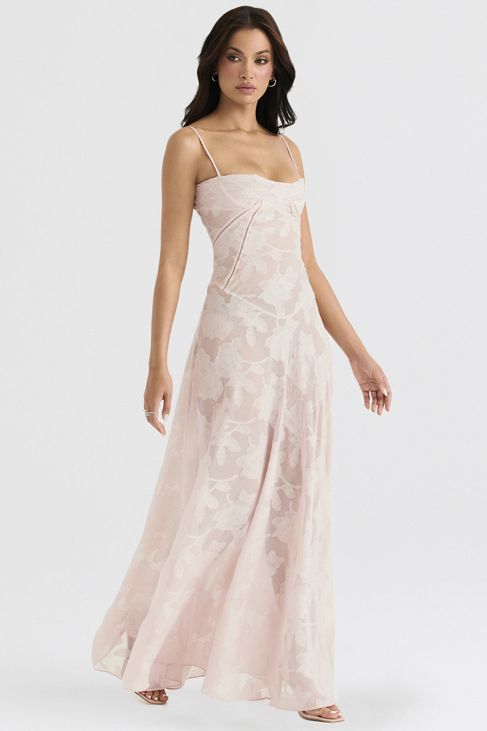 Mesh Maxi Dress