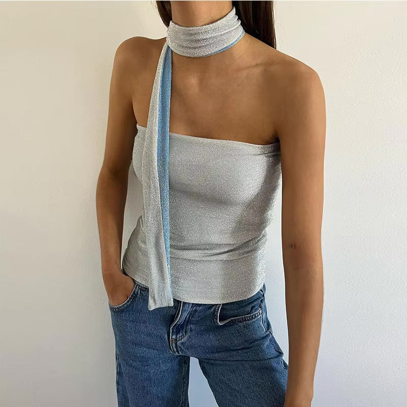Two Tone Tube Top