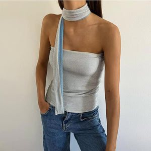 Two Tone Tube Top
