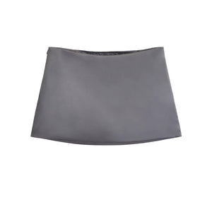 Low Rise Mini Skirt