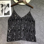 Load image into Gallery viewer, Beaded Mesh Top
