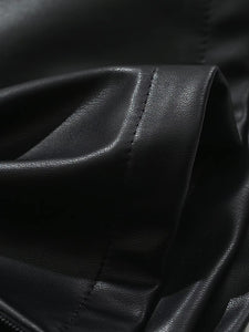 Faux Leather Mini Skirt