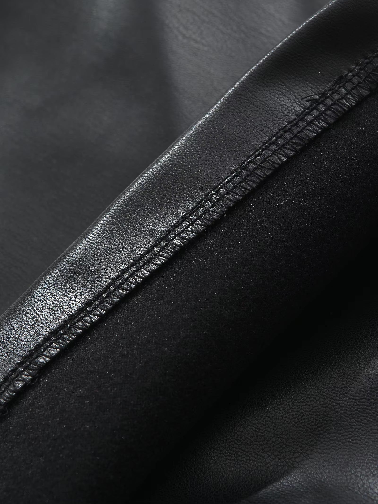 Faux Leather Mini Skirt