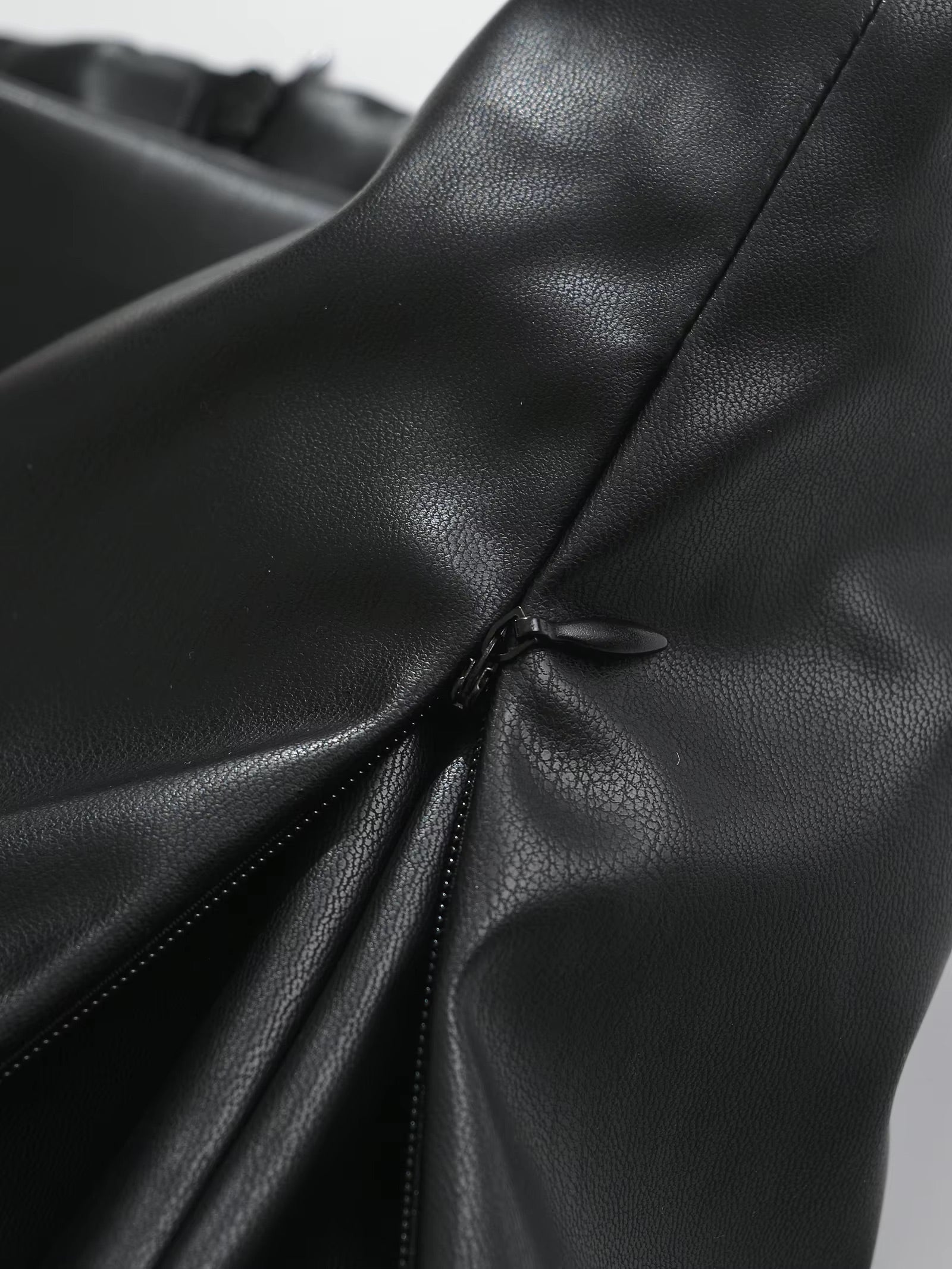 Faux Leather Mini Skirt