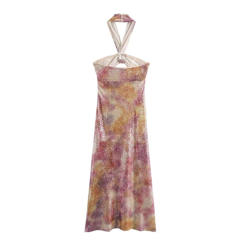 Sequin Maxi Dress