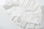 Load image into Gallery viewer, White Embroidered Mini Skirt
