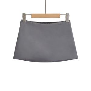 Low Rise Mini Skirt