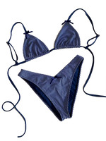 Load image into Gallery viewer, Gingham Triangle Bikini
