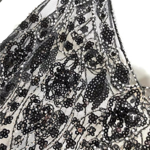 Beaded Mesh Top