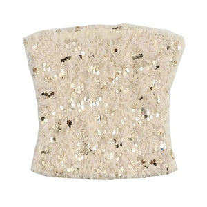 Sequin Tube Top