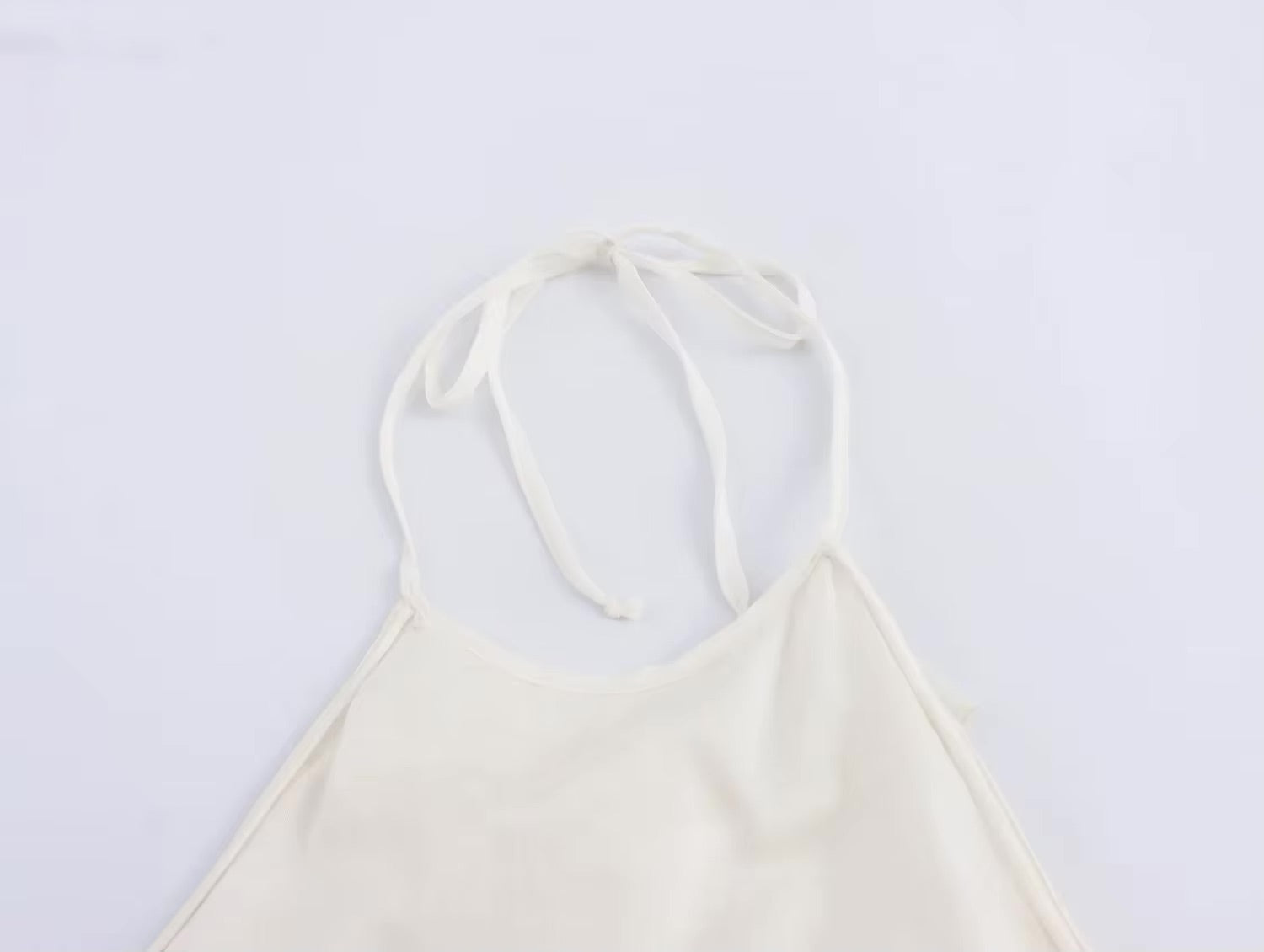 Ruffled Halter Tank