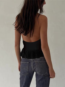 Sequin Halter Top