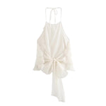 Load image into Gallery viewer, Ruffled Halter Tank
