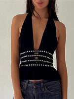 Load image into Gallery viewer, Sequin Halter Top
