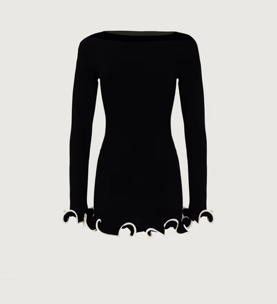 Ruffle Long Sleeve Dress