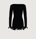Load image into Gallery viewer, Ruffle Long Sleeve Dress
