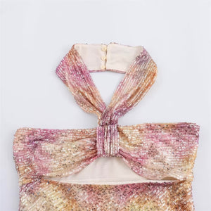 Sequin Maxi Dress