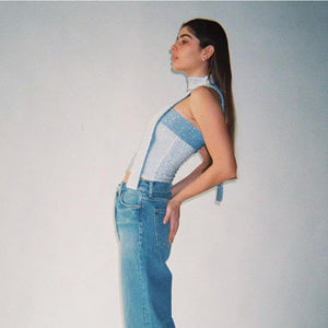 Two Tone Tube Top