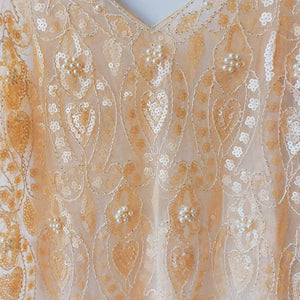 Beaded Mesh Top